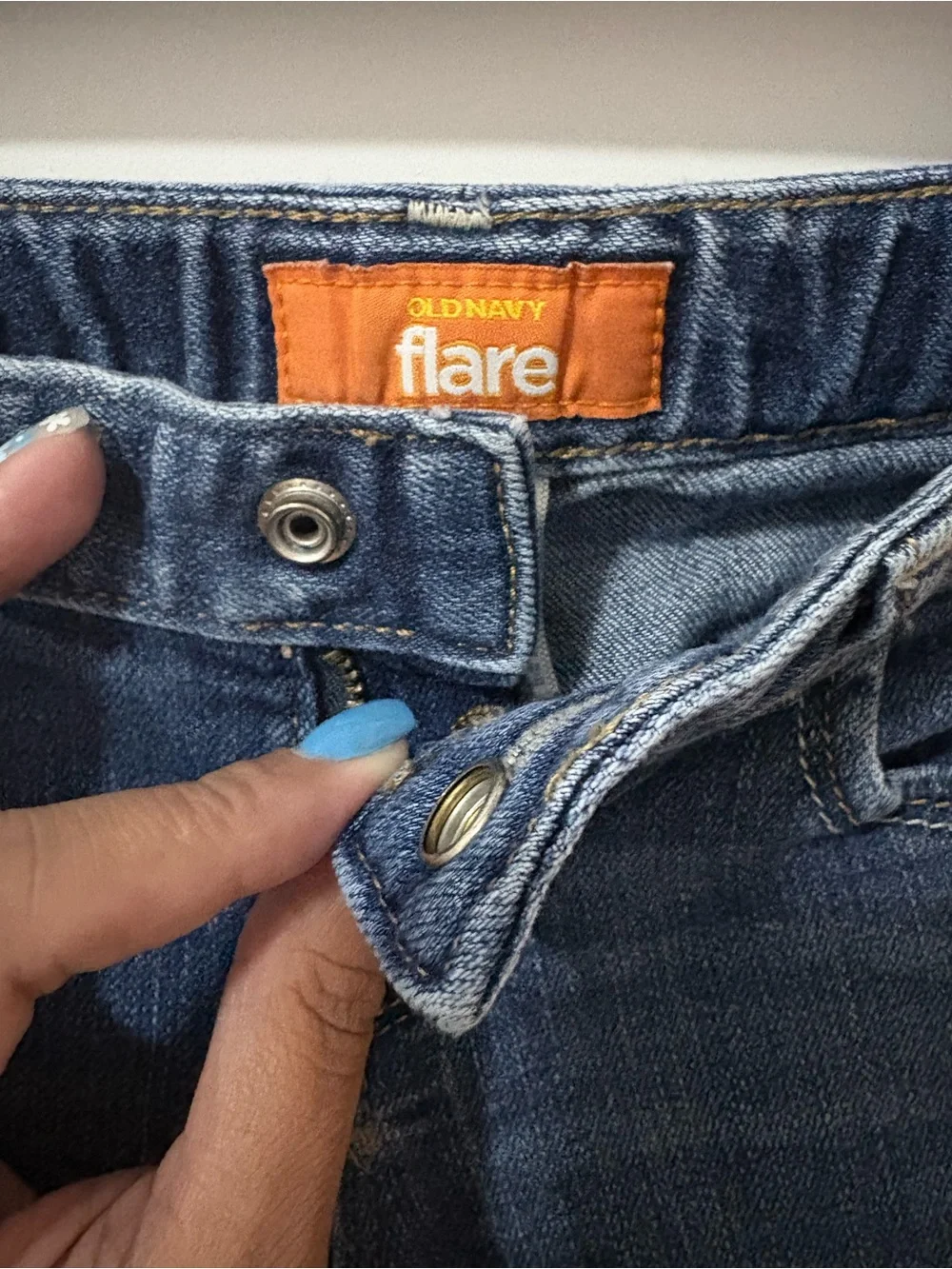 Old Navy Dark Blue Flare Jeans